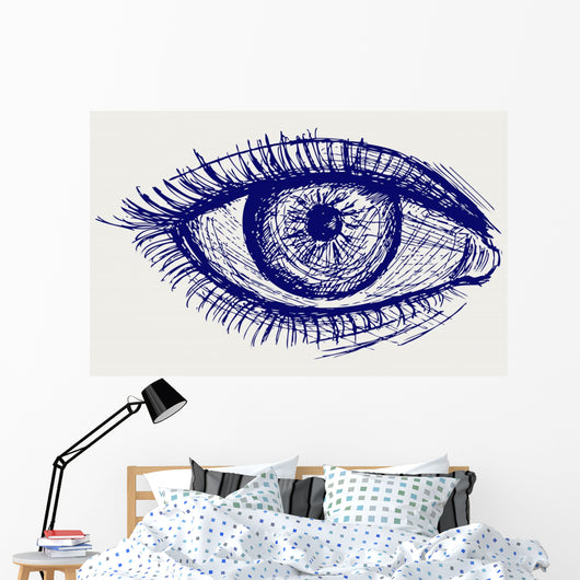 Woman Eye Sketch
