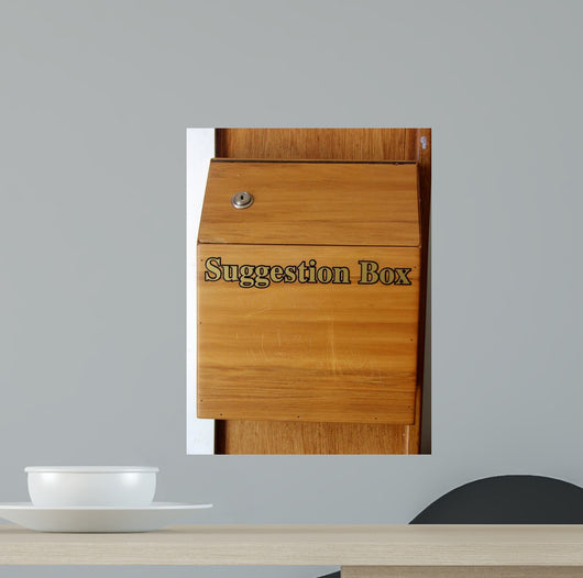 Church Suggestion Box Wall Mural