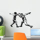 Fencing Touch Wall Mural