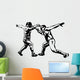 Fencing Touch Wall Mural