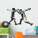 Fencing Touch Wall Mural
