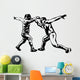 Fencing Touch Wall Mural