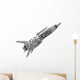 Space Rocket isolated on white background Wall Decal