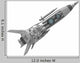 Space Rocket isolated on white background Wall Decal