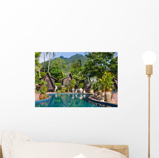 Swimming Pool Spa Resort Wall Decal