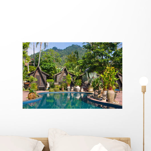 Swimming Pool Spa Resort Wall Decal