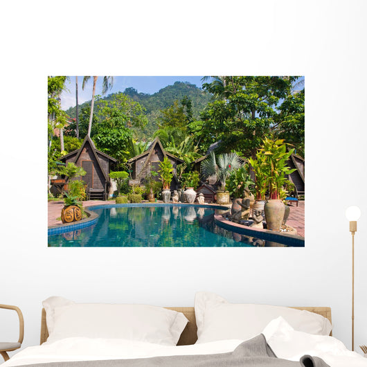 Swimming Pool Spa Resort Wall Decal