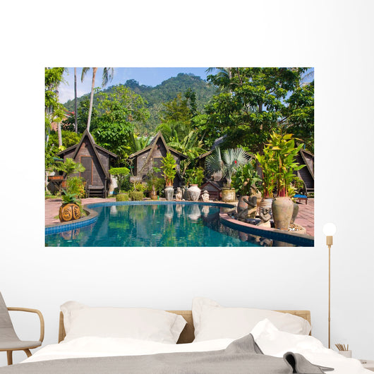 Swimming Pool Spa Resort Wall Decal