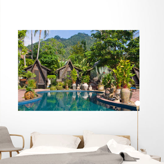 Swimming Pool Spa Resort Wall Decal