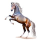 Vector Photo-Realistic Bay Horse Rearing up Isolated Wall Decal