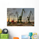 Gdansk Shipyard Cranes Summer