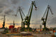 Gdansk Shipyard Cranes Summer