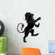 Heraldic rampant lion Wall Decal