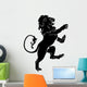 Heraldic rampant lion Wall Decal