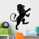 Heraldic rampant lion Wall Decal