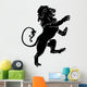 Heraldic rampant lion Wall Decal