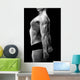 Muscular Strong Woman Wall Mural
