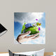 Green Earth in Hand Concept Wall Mural