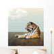 Tiger under Sky with Wall Decal