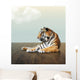 Tiger under Sky with Wall Decal
