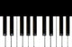 Piano Keys Wall Mural