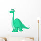 Brontosaurus dinosaur Wall Decal