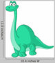 Brontosaurus dinosaur Wall Decal