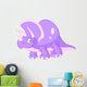 Triceratops dinosaur Wall Decal