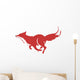 Running Fox Icon 03 Wall Decal