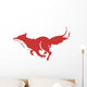 Running Fox Icon 03 Wall Decal