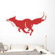 Running Fox Icon 03 Wall Decal