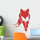 Running Fox Icon 02 Wall Decal