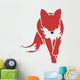 Running Fox Icon 02 Wall Decal