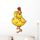 Daft Chicken Cartoon 02 Wall Decal
