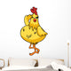 Daft Chicken Cartoon 02 Wall Decal