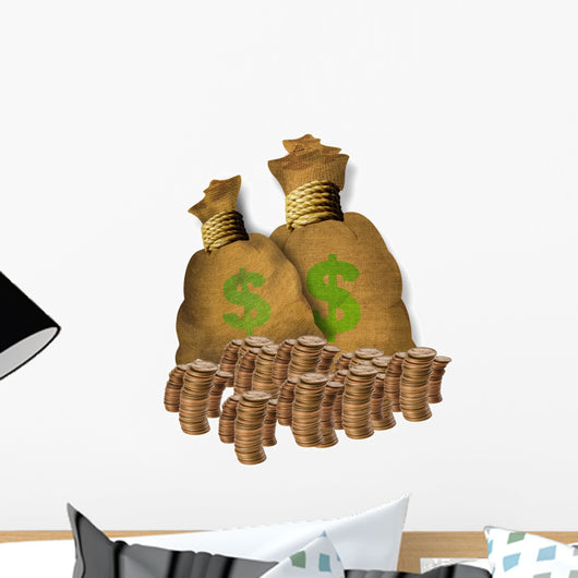 Bags and Stack Coins