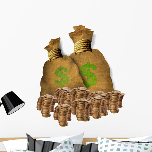 Bags and Stack Coins
