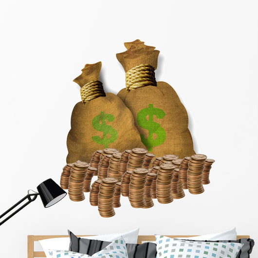 Bags and Stack Coins