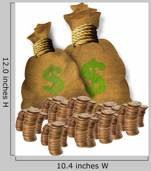 Bags and Stack Coins