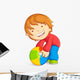Vector Illustration Kid Playing