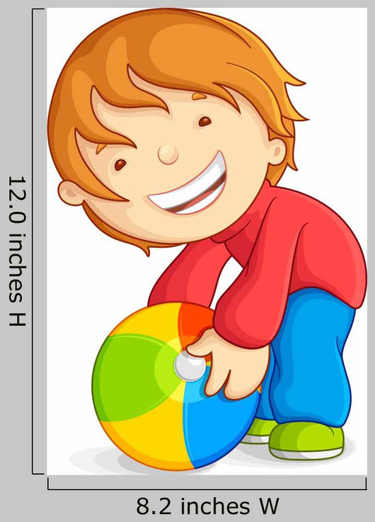 Vector Illustration Kid Playing