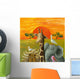 Animals in African Savanna Wall Mural