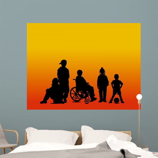 children illustration Wall Mural