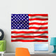 Silky Us flag Wall Mural