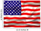 Silky Us flag Wall Mural