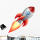 Rocket Space Ship Wall Decal