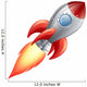 Rocket Space Ship Wall Decal