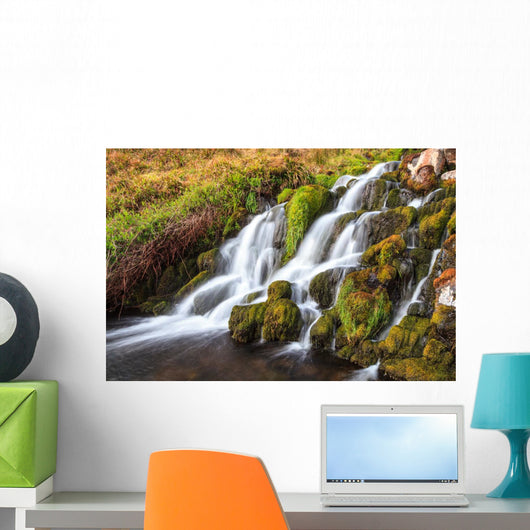 Waterfall Mountains Scotland Wall Mural