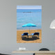 Blue Deckchairs under Parasol
