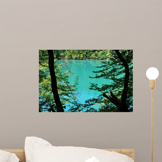 Beautiful Turquoise Lake Plitvice Wall Mural